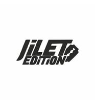 Jilet Edition Araba Sticker siyah 15x6 CM (Siyah)