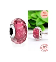 Fantastik Pembe Murano Charm
