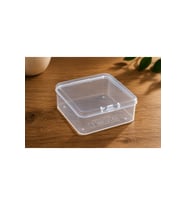 Şeffaf Plastik Organizer Kutu 50'li Set, 6.5x6.5x2.5 cm, Saklama Çözümleri