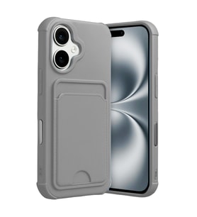 Iphone 17 Kelvin Kartvizitli Silikon - Gri
