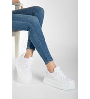Suins Higher Model Kadın Yüksek Taban Spor Ayakkabı Sneaker 6 cm