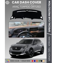 PEUGEOT 2008 (2019-2021) Torpido Örtüsü Panel Koruma Torpido Koruma Birebir Uyum Kaymaz Özel Kesim