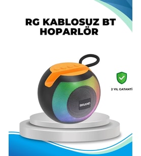 RGB Işıklı Taşınabilir Kablosuz Bluetooth Hoparlör