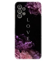 Samsung Galaxy M14 Kılıf Silikon Desen Özel Seri Love Flow 1664