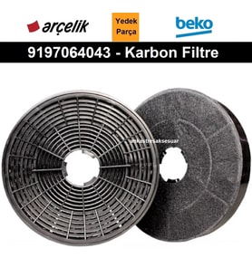 Arçelik P 14 YEG Davlumbaz Filtresi 1Takım 2li Aspiratör Karbon Filtre 9197064043
