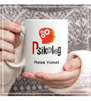 Kişiye Özel Fotoğraf Baskılı Psikolog Kupa Bardak