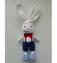 Bay Paskalya Tavşanı Amigurumi Organik Oyuncak
