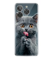 General Mobile Era 50 Kılıf Boutique Baskılı Resimli Komik Kedi Pcode -008