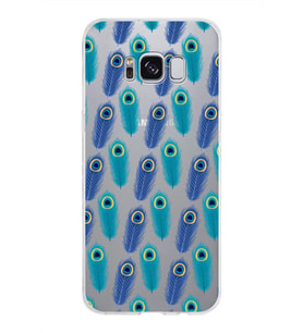 PrintiFy Samsung Galaxy S8 ile Uyumlu 1mm Slim Fit Nazar Boncuğu 4 Baskılı Şeffaf  Kılıf