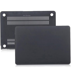 MacBook Air 15.3 İnç Kılıf A2941 M2 A3114 M3 A3241 M4 A3448 M5 Uyumlu Mat Hard Case Şeffaf TPU Sert Kapak İnce Hafif Çizik Darbe Koruyucu Siyah