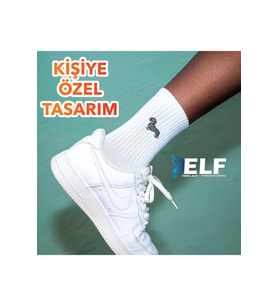 Kişiye Özel Tasarım Spor Çorap (2Adet) (Standart)