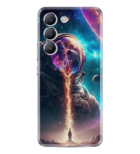 Vivo V30 Lite Kılıf Hayat Serisi Desenli Astronot Power-ürün Kodu 2010