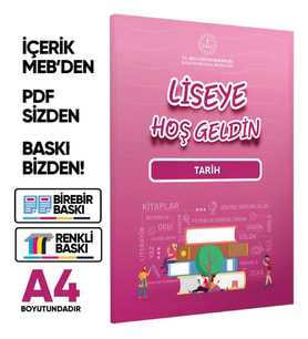 2027 MEBİ 11.Sınıf Maarif Modeli Yeni Müfredat LİSEYE HOŞGELDİN Tarih Kitabı BASKI ÜCRETİ