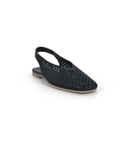 MAMMAMİA D26YS-2700 BURNU KAPALI DELİKLİ DERİ KADIN SANDALET