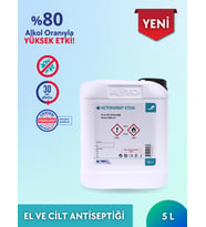ACTOHAND® ETOH 5 Litre  El ve Cilt Antiseptiği - Etanol 80 % (v/v)