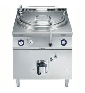 Electrolux Professional 100 Lt Gazlı Silindirik Kaynatma Kazanı, Aısı316, İndirek Isıtmalı, Basınç Sviçli - 800 Mm E9BSGHIPF0