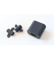 SPELT Iphone 18W 20W Hızlı Şarj Aleti Başlığı Adaptörü için Koruma ve Kablo Ucu Koruyucu Kılıf Set Siyah