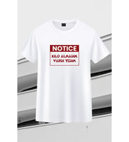 "Kilo Almadım Vardı Yedim" Baskılı Unisex T-shirt/Tişört - TÜM YAŞ GRUPLARI (Beyaz)