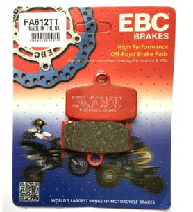 Ebc Fa612Tt 2012-2020 KTM 85 SX Uyumlu Ön Fren Balatası Karbon Balata