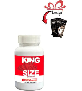 King Size Erkeklere Çok Özel 30Lu + Özel Kayganlaştırıcı Jelle