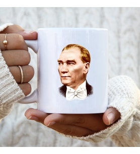 Atatürk Resim Baskılı Kupa Bardak