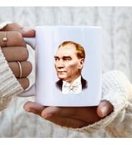 Atatürk Resim Baskılı Kupa Bardak