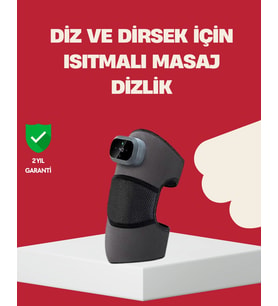 3 Seviyeli Titreşimli Isıtmalı Diz Bakım Masaj Cihazı