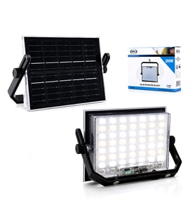 200W Güneş Enerjili Led Işık Solar Projektör - Fener Kamp - Dış Mekan 3 Farklı Led Işık 348961 Lmb