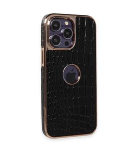 Apple İphone 14 Pro Kılıf Snake Kapak - Siyah