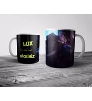 Pixxa  LUX Kişiye Özel İsimli Kupa Bardak (League of Legends, LOL)