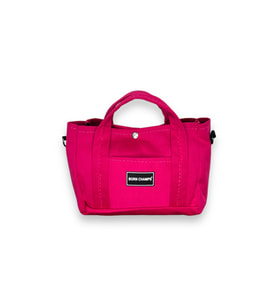 Pembe Mini Omuz Çantası, Çift Saplı, Günlük Kullanım (Pembe)