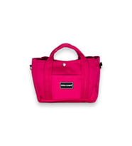 Pembe Mini Omuz Çantası, Çift Saplı, Günlük Kullanım (Pembe)