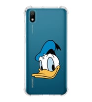 Huawei Y5 2019  Köşe Korumalı Antişok Kapak Donald Duck Tasarımlı Şeffaf  Kılıf