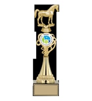 ODAK KUPA - Figürlü Kupalar - At Figürlü Kupalar FG-034 A - 35 cm