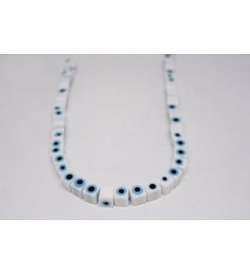 Cam Boncuk Dizi 8mm*7mm (11345)