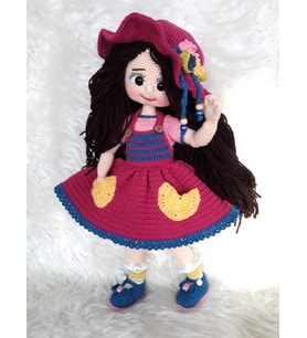 Harika Bebek Amigurumi Organik Oyuncak