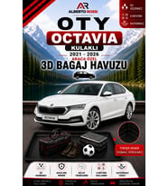 Oty Octavia Kulakli 2021 - 2026 Araca Özel 3D Bagaj Havuzu