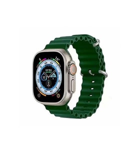 Cosmostech Akıllı Saat Watch için Uyumlu 42MM 44MM 45MM 49MM 1/2/3/4/5/6/se/7/8/ultra Akıllı Saat Silikon Kordon ve Kayışı Asker Yeşili