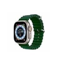 Cosmostech Akıllı Saat Watch için Uyumlu 42MM 44MM 45MM 49MM 1/2/3/4/5/6/se/7/8/ultra Akıllı Saat Silikon Kordon ve Kayışı Asker Yeşili