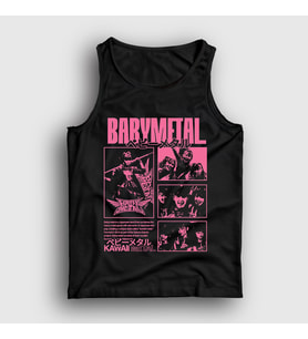 Presmono Unisex Siyah Kawaii Müzik Babymetal Atlet 527397tt