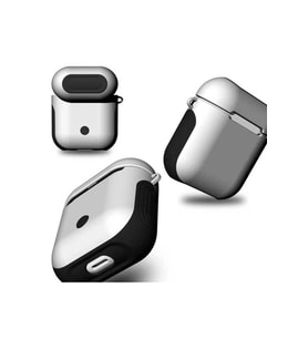 Apple Airpods Uyumlu Kılıf Zore Shockproof Silikon (Beyaz)