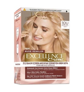 L'Oreal Excellence Nude Renkler Saç Boyası - 10U Nude Açık Sarı