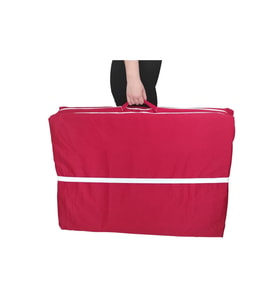 Katlanır Yatak Yer Yatağı Sünger Yatak Taşınabilen Tek Kişilik 80x180 Kırmızı-6 Cm