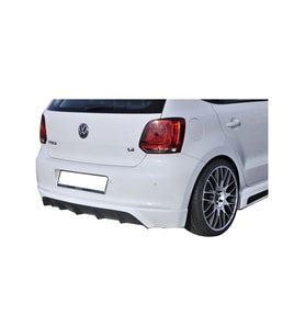 Volkswagen Polo 6R (2010-2014) Makyajsız Uyumlu Arka Tampon Eki (Plastik)