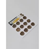 Mühürcüm Kalp 3 12 Adet 3D Hazır Kendinden Yapışkanlı Sticker Mühür RM2117