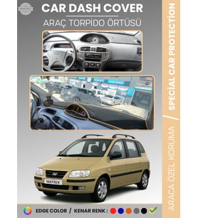 HYUNDAI MATRIX (2001-2010) Torpido Örtüsü Ön Göğüs Koruma Torpido Koruma Tam Uyum Çatlamayı Önler