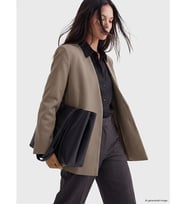 LCW Modest Haki Oversize Kadın Ceket