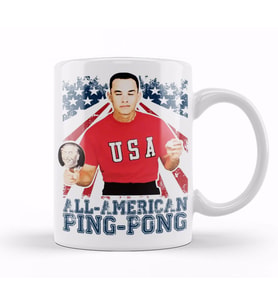 Forrest Gump All American Ping Pong Kupa Bardak Porselen