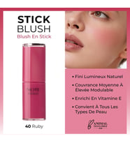 Cosmetics Stick Blush Nemlendirici Yumuşak Stick Allık - 40 Ruby