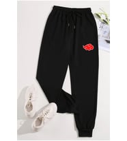 Unisex Baskılı Eşofman Altı (Siyah)